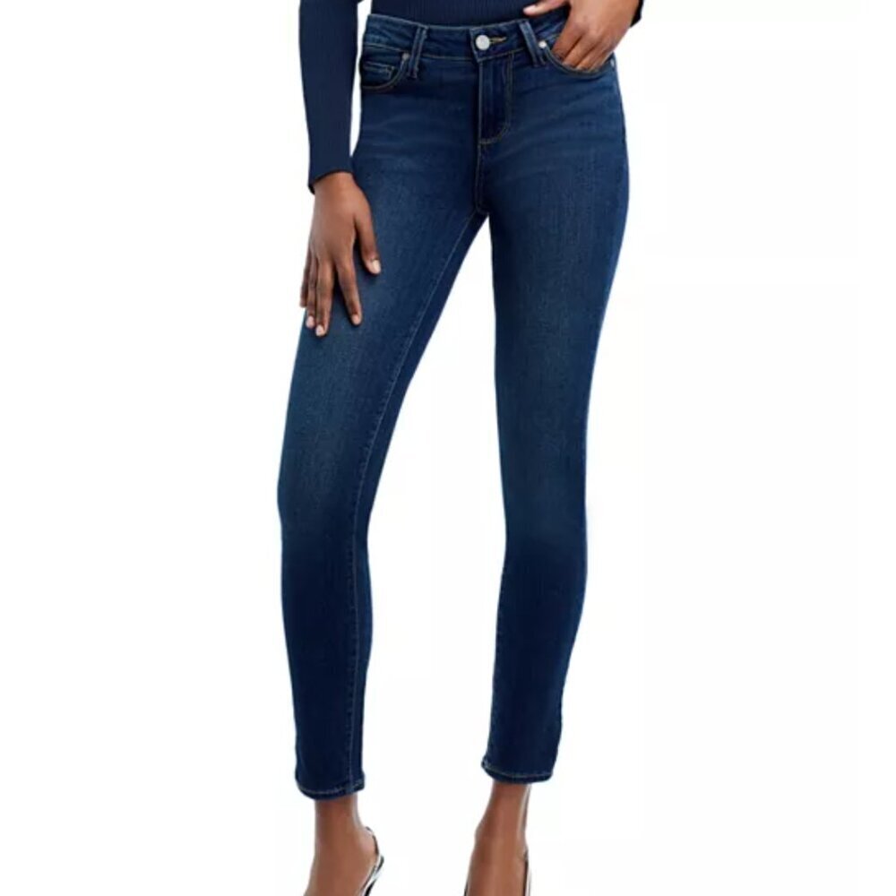 Paige Women's Size 30 Transcend Verdugo Mid Rise Ankle Skinny Dark Wash Jeans